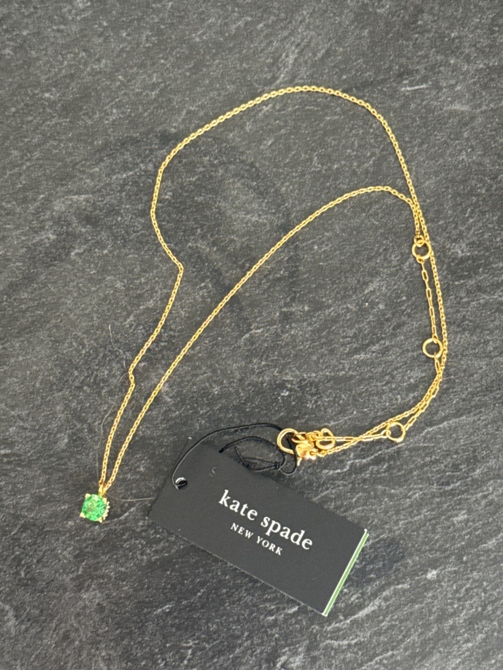 Kate Spade little luxury square pendant
